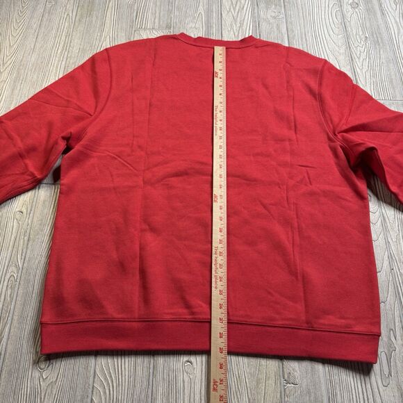 Louisville Cardinals Crewneck Sweatshirt Men’s XXL Red Spellout Logo Captivating - Picture 9 of 10